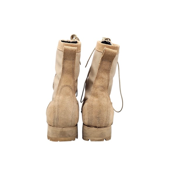 Belleville Mens Size 9 R US EUC Tan Suede Army Vibram Sole Gore Tex Combat Boots - Picture 4 of 8